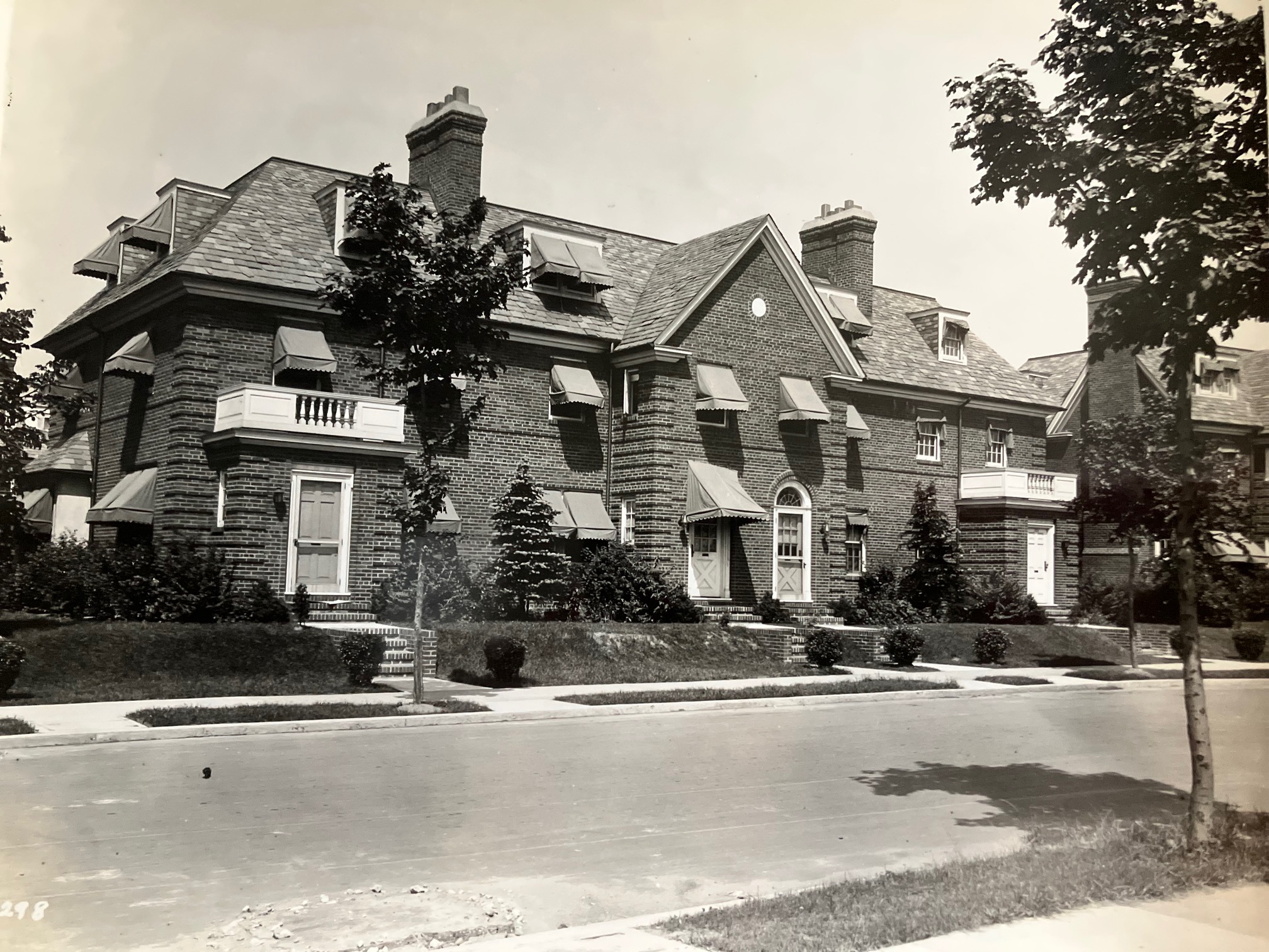 Historic houses at 123 85th Street in Jackson Heights