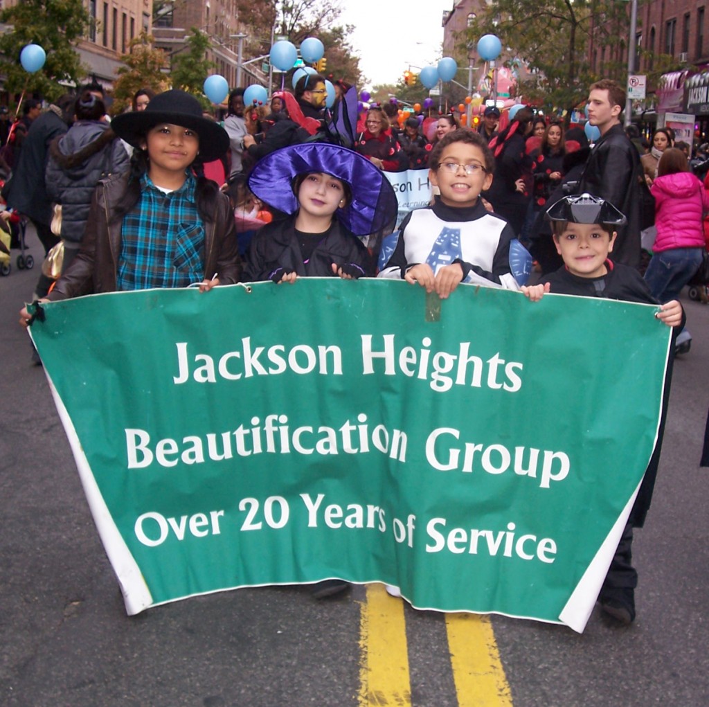 JHBG Parade Banner with kids